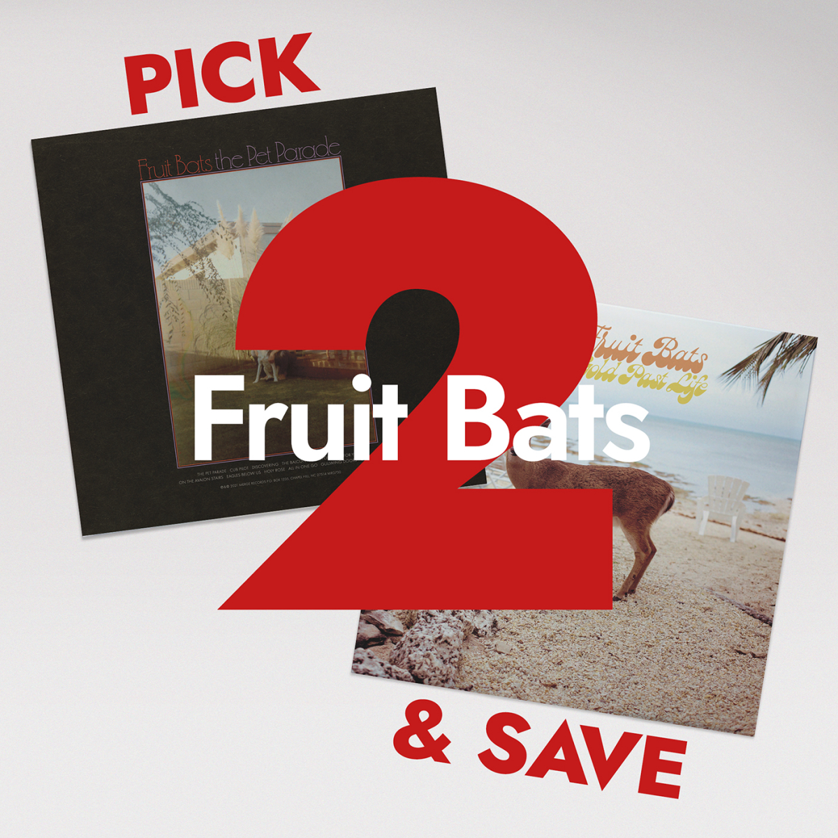 Pick 2 Fruit Bats CD Bundle Merge Records Shop Vinyl, Merch, Music