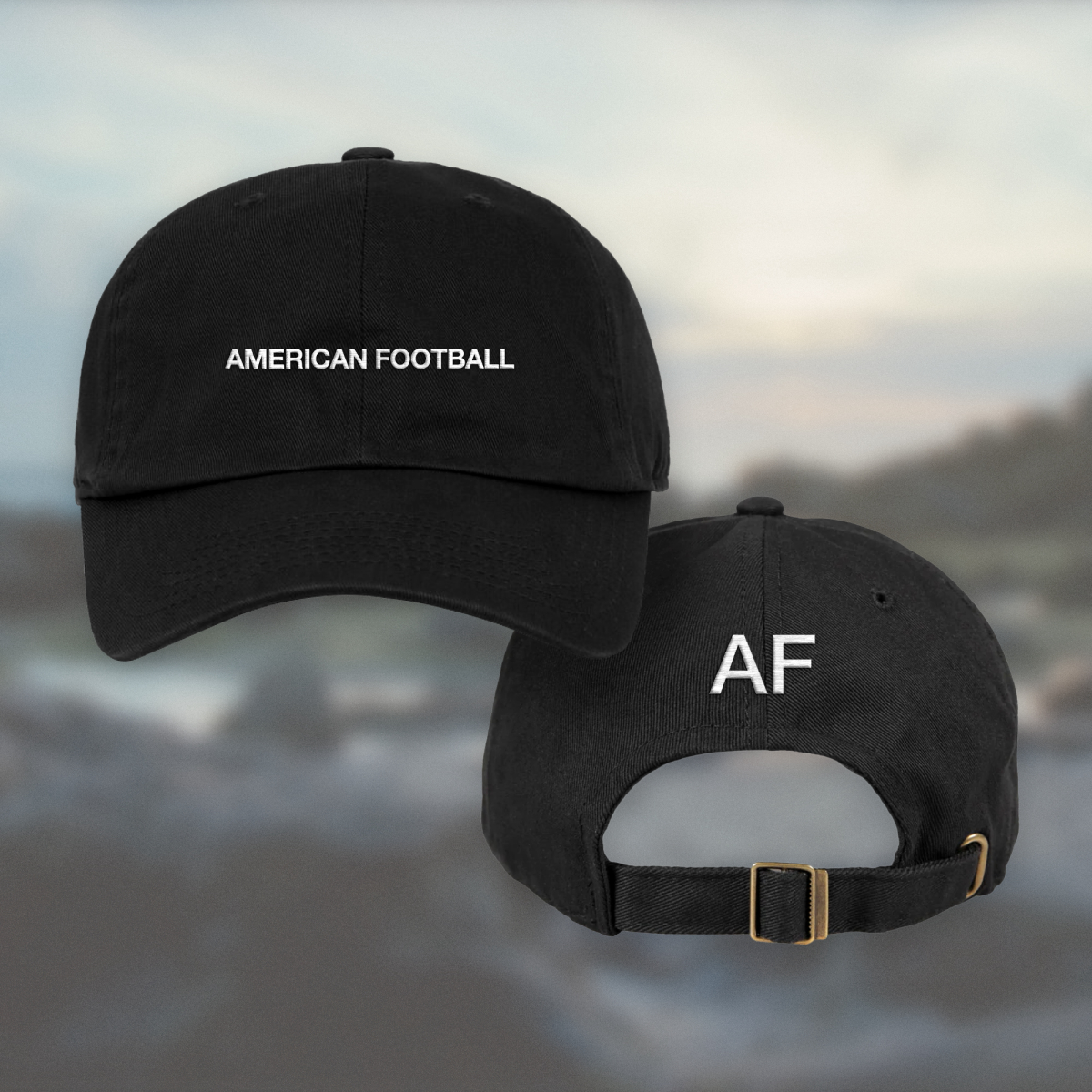 Football shop baseball caps