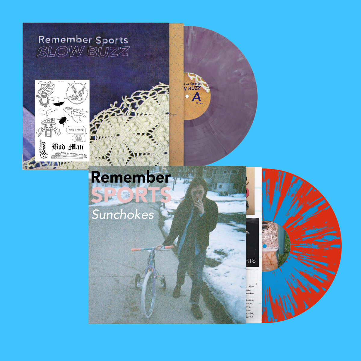 Remember Sports Reissue LP Bundle Father/Daughter Shop Vinyl, Merch