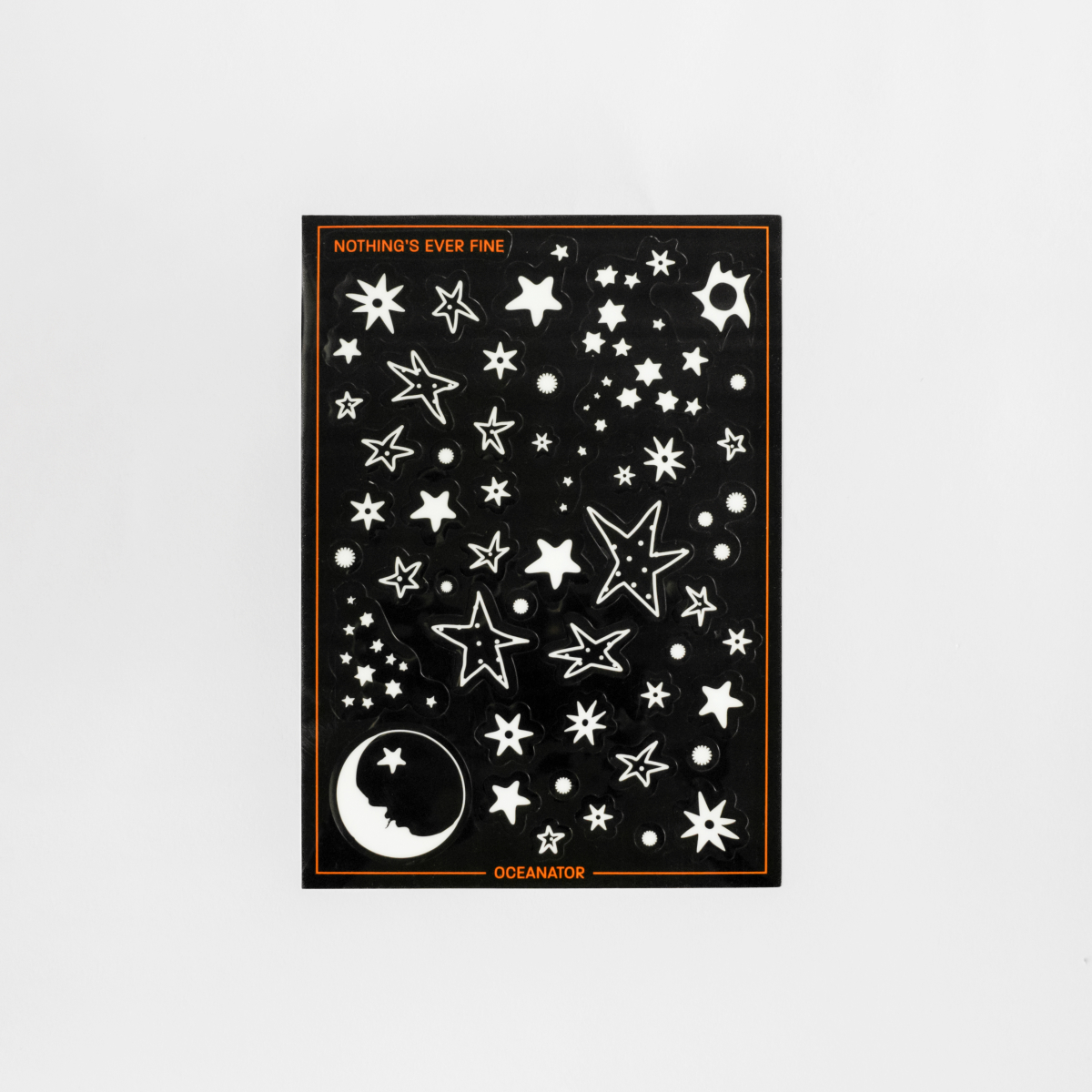 Space Glow-in-the-Dark Sticker Sheet