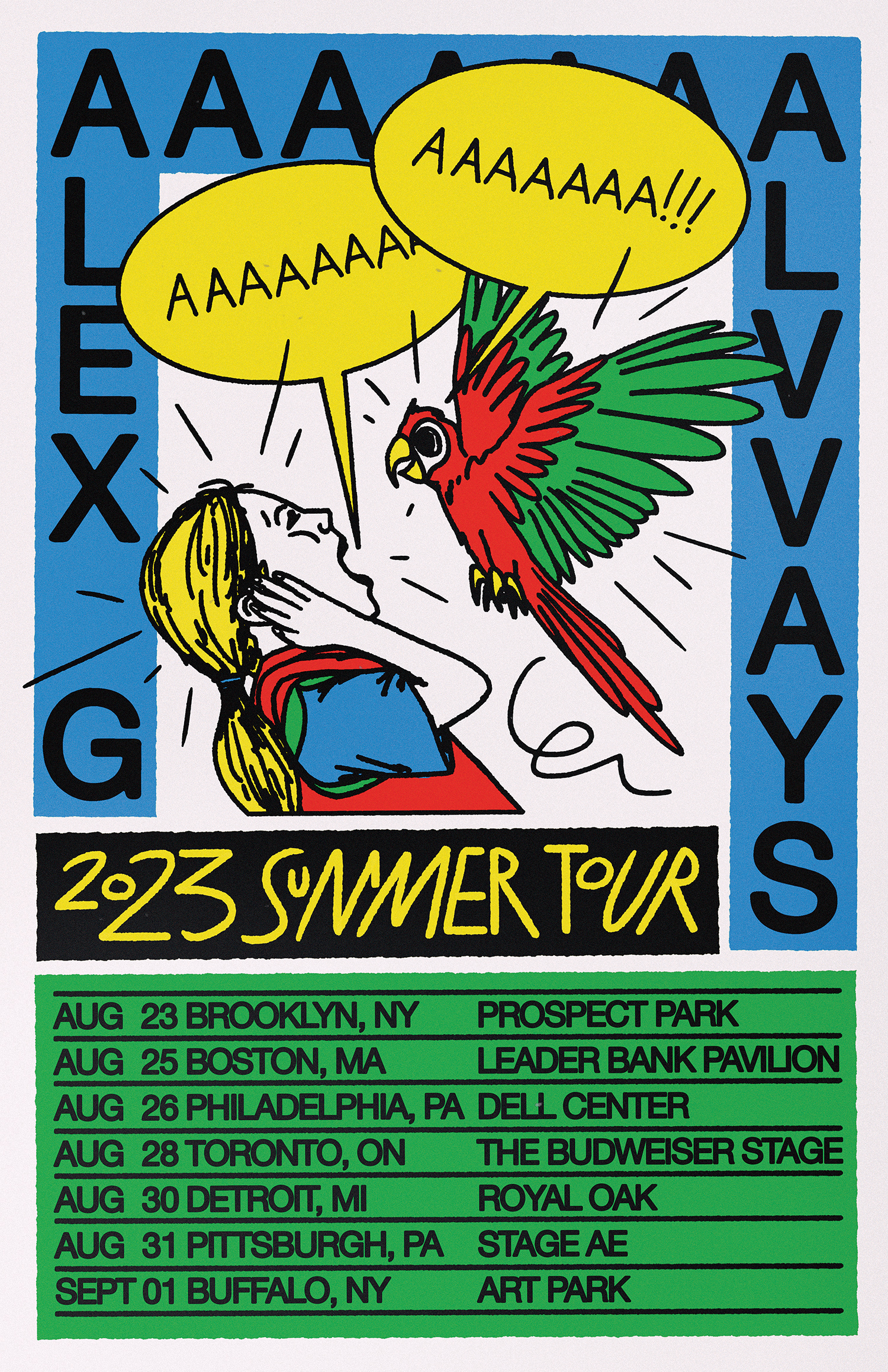 Alex G and Alvvays Announce 2023 Co-Headlining North American Tour